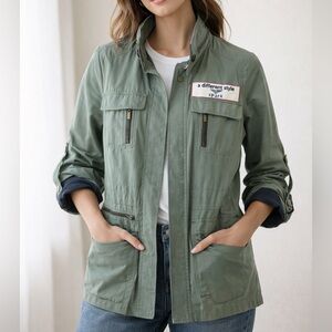 Bonnie Alex Le French Logue Utility Jacket Size Small